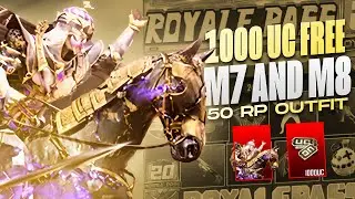 1000 uc free | M7 and M8 50 rp full outfit | Pubg Mobile