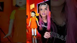 REAL SQUID GAME DOLL!!😱👧🏻 YOUNG-HEE💛🧡 *laser in her eyes* 