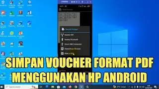 CARA SIMPAN VOUCHER FORMAT PDF MENGGUNAKAN HP ANDROID
