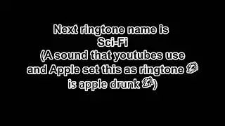 All the ringtone Sounds only video making in Iphone latest Ios 17 as of the time the video was make