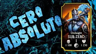 EL SUB ZERO QUE LA ROMPE! | REVIEW DE SUB ZERO ONSLAUGHT | MORTAL KOMABT MOBILE