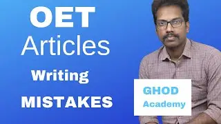 OET Writing Tips |How to use articles in OET| Tiju's Academy | The Best OET Online&Offline Training