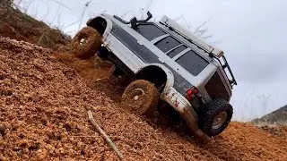 1/10 Scale TRAXXAS TRX4 MITSUBISHI PAJERO & SCX10 2 JEEP Cherokee XJ Off-road Trail 4X4 RC Car