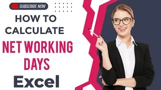 How to Calculate Working Days in Excel!