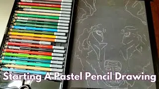 Winter Woods Studio Live Stream- Starting a Pastel Pencil Wolf