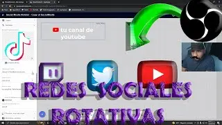 Widget rotativo para TWITCH redes sociales
