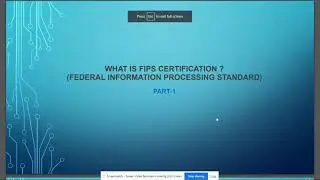 What is FIPS (Federal Information Processing Standard) Certification ?