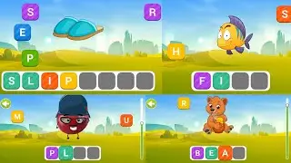 #6 Kids Spelling learning video | choose right letters and spell the word | Abuzz