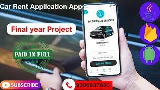 Online Car Rent Application Full Project in Android Project