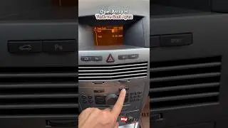 Opel astra h tarih ve saat ayarı #shorts