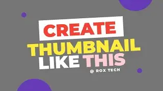 how to make thumbnail | make free thumbnail | Sticky tech