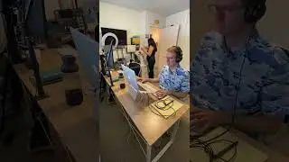 Double desk life is great