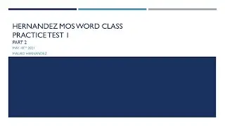 MOS GMetrix Practice Exam 1 - Part 2