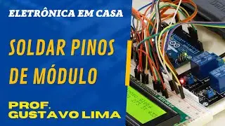 Como SOLDAR os PINOS de um MÓDULO oxímetro para arduino