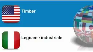 Learn Italian = Topic = Wood