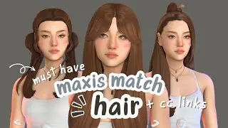 Best Maxis Match Hair + links | Sims 4 CC Must Haves