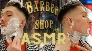 👁👄👁 Relaxing & Calming ✨ASMR✨ Shaving Ritual In a 💈Barbershop💈 No talking No Music