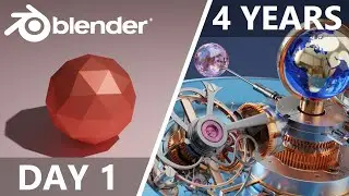 My 4 Year Blender Progression