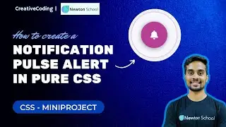 How to Create Notification Pulse Effect in Pure CSS | CSS Mini Project | Free Source Code | Tutorial