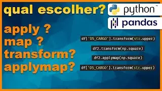 Python PANDAS - Qual função escolher para aplicar funções?