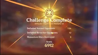 Never-Ending Battle Day 4 | 6912 Score | Genshin Impact