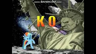 Mugen Rare Akuma vs. Rainbow Dash MWLK