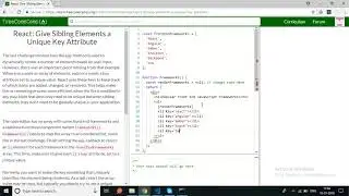 freecodecamp-React Give Sibling Elements a Unique Key Attribute-solution