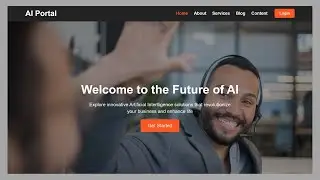 How to Create Website Landing Page Using HTML And CSS | Web Design Tutorial For beginners