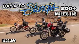 Day 4 and 800+ Miles In On The Road To Sturgis! - Vlog 206
