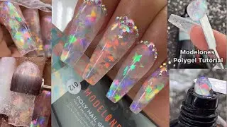 Modelones Polygel Tutorial: How to do “Easy Nails” at HOME (Products in description) 