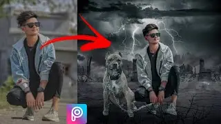 طريقة عمل صورة احترافية وعميقة جدا باستخدام برنامج بيكس ارت✅🔥|picsart|