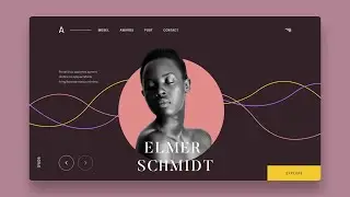Landing Page Design with Animation Using HTML, CSS & JS | Slick Slider | Wavy Line Animation