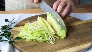 In summer you need to eat more cabbage! An incredibly delicious way to cook cabbage!