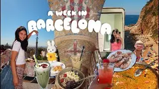 A WEEK IN BARCELONA! amazing food + sights (day trips to Tossa de Mar, Costa Brava + Montserrat)