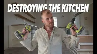 KITCHEN MAKEOVER ✨ Part 1 ✨ DESTROYING THE KITCHEN