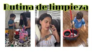 Mi bebé me ayuda a limpiar el cochinero 😅🥵#cleaning #cleaning motivation #limpieza #momlife