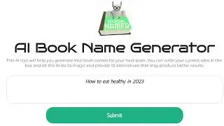 AI Book Title Generator | Amazon KDP Book Title Generator