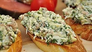 Паштет из яиц и сардин.
