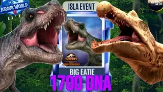 WIN 1,700 BIG EATIE DNA! Isla Event Full Playthrough | Jurassic World Alive