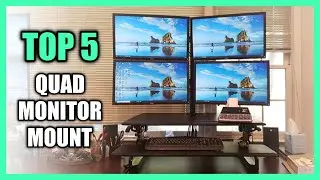 Top 5 Best Quad Monitor Stand 2024 - Best Quad Monitor Mount