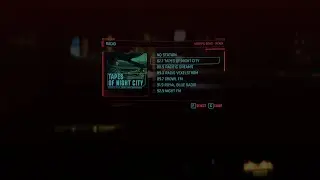 Cyberpunk 2077: Tapes of Night City RadioExt Mod