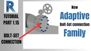 How to Create an Adaptive Bolt Set Connection in Autodesk Revit | Step-by-Step Tutorial