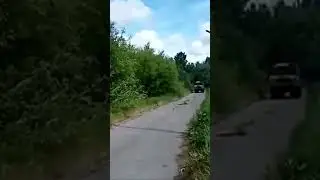 BV206 тест на ходу и тест гидравлики / Вездеход лось на дизеле (Shorts)