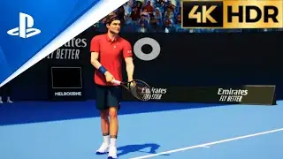 TOPSPIN 2k25 I FEDERER X MEDVEDEV 4K 60FPS HDR GAMEPLAY I AUSTRALIAN OPEN