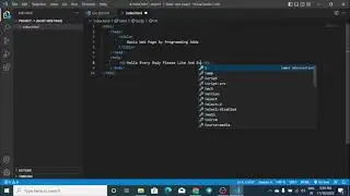 How to make basic web page | by programming adda | #codingshortvideo | #programmingadda