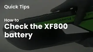 How to check the XF800 battery | cyrusher sports #quicktips