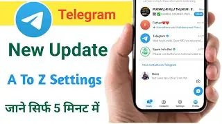 Telegram A To Z Settings | Telegram New Update 2026 | Telegram All Settings | Telegram Kaise Chalaye