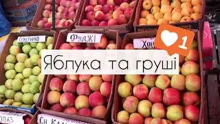 🍎🍐Яблука та груші: ціни на 