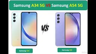 Samsung A54 5G VS Samsung A34 5G Specifications comparison and review #mobilecomparison