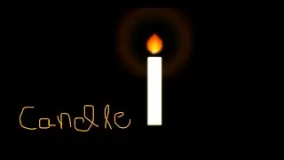 A Burning Candle || Candle Using HTML And CSS || Burning Candle With HTML And CSS  Only.